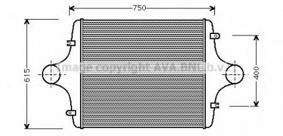 AVA QUALITY COOLING mn4027 -  Интеркулер